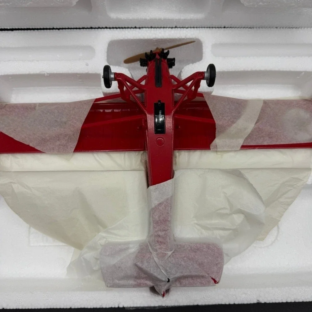 Vintage Wings of Texaco 1929 Curtiss Robin Airplane Bank‎ Diecast Red OS Vintage